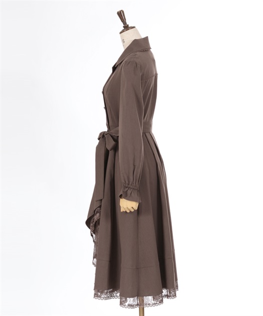 ラッフルフリルトレンチコート | outlet | axes femme online shop