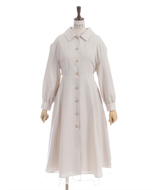 バックフリルトレンチコート【期間限定価格】 | axes femme バックフリルトレンチコート【期間限定価格】 | axes femme