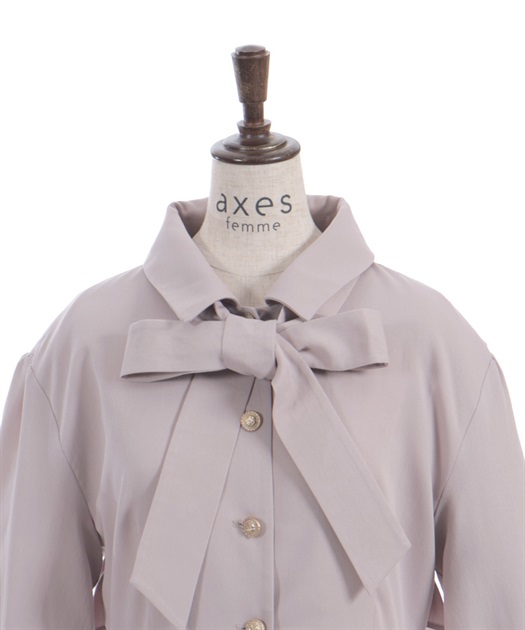 バックフリルトレンチコート【期間限定価格】 | レディース服 バックフリルトレンチコート【期間限定価格】 | レディース服