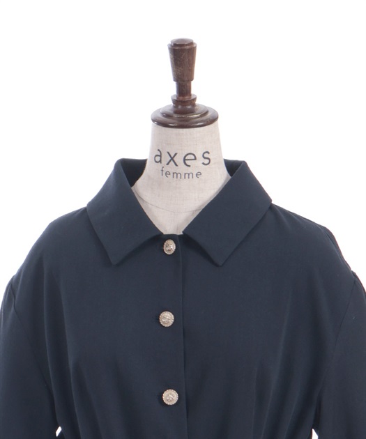 バックフリルトレンチコート【WEB限定価格】 | レディース服 バックフリルトレンチコート【WEB限定価格】 | レディース服