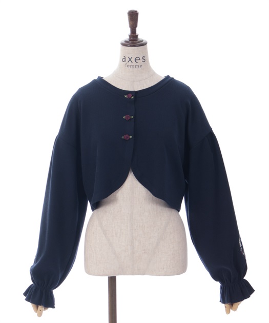 ストロベリー刺繍ボレロ | axes femme | axes femme online shop