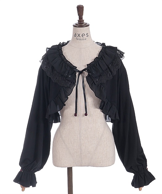 フリルカットソーボレロ【WEB先行販売】 | axes femme | axes femme