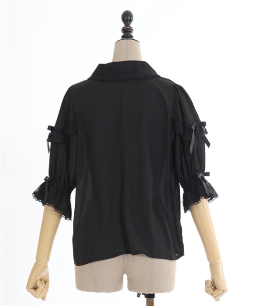 レース襟リボン付ブラウス | kawaii | axes femme online shop レース襟リボン付ブラウス | kawaii | axes femme online shop