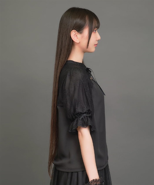 レース重ね半袖ブラウス | kawaii | axes femme online shop
