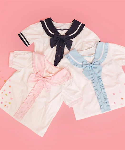 セーラー襟ブラウス | kawaii | axes femme online shop セーラー襟ブラウス | kawaii | axes femme online shop