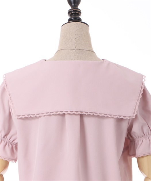 ブーケ刺繍襟ブラウス | outlet | axes femme online shop ブーケ刺繍襟ブラウス | outlet | axes femme online shop