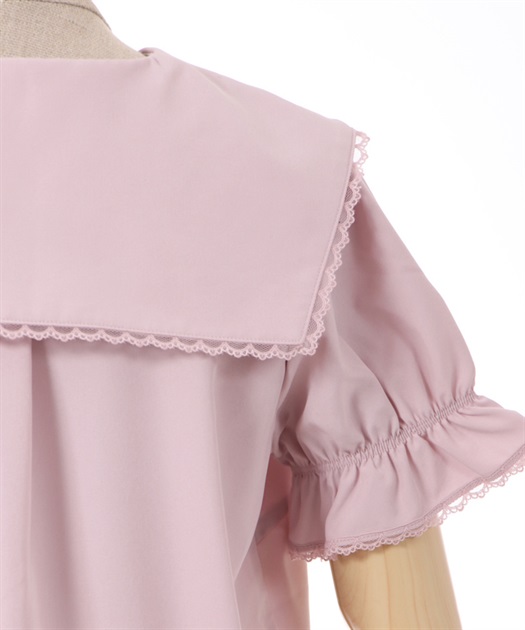 ブーケ刺繍襟ブラウス | outlet | axes femme online shop ブーケ刺繍襟ブラウス | outlet | axes femme online shop