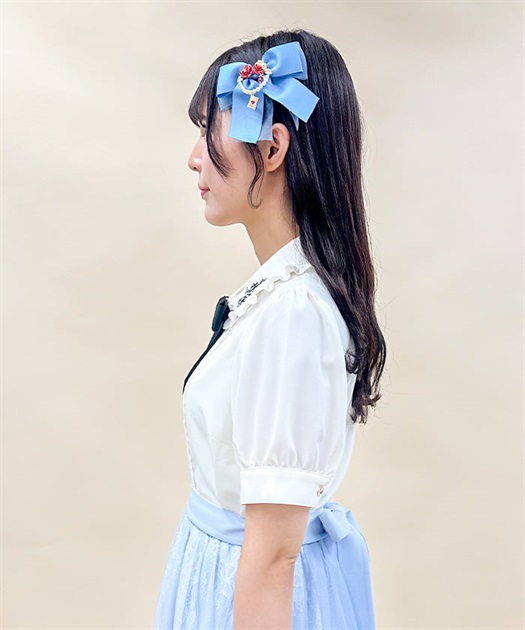 新品未使用 イチアンティークス パープル カシュクール ブラウス