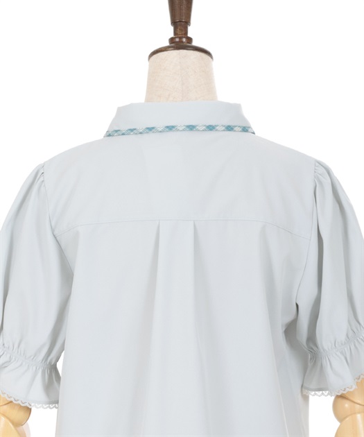 パイピング×リボン付ブラウス | outlet | axes femme online shop パイピング×リボン付ブラウス | outlet | axes femme online shop