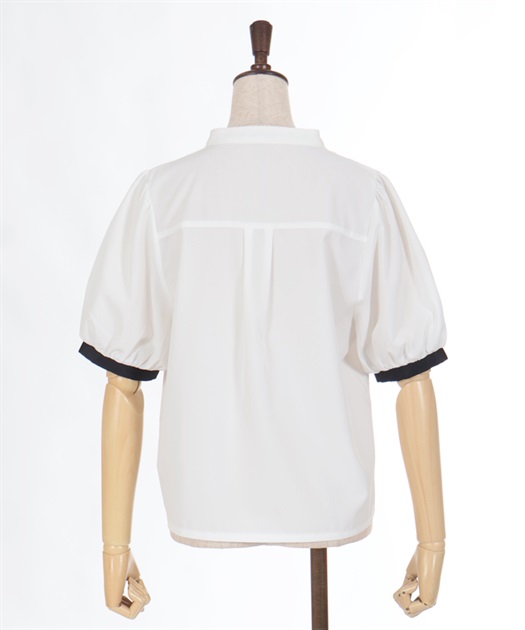 トランプ刺繍バイカラーブラウス【WEB限定価格】 | レディース服 トランプ刺繍バイカラーブラウス【WEB限定価格】 | レディース服