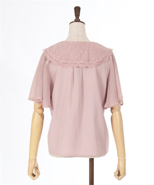 レースセーラー刺繍ブラウス | outlet | axes femme online shop レースセーラー刺繍ブラウス | outlet | axes femme online shop