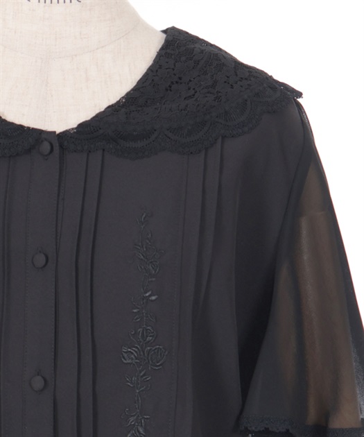 レースセーラー刺繍ブラウス | outlet | axes femme online shop レースセーラー刺繍ブラウス | outlet | axes femme online shop