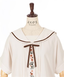 扇子×紅葉刺繍セーラーブラウス | axes femme | axes femme