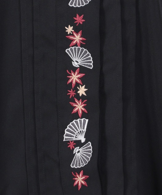 扇子×紅葉刺繍セーラーブラウス【期間限定価格】 | outlet 扇子×紅葉刺繍セーラーブラウス【期間限定価格】 | outlet
