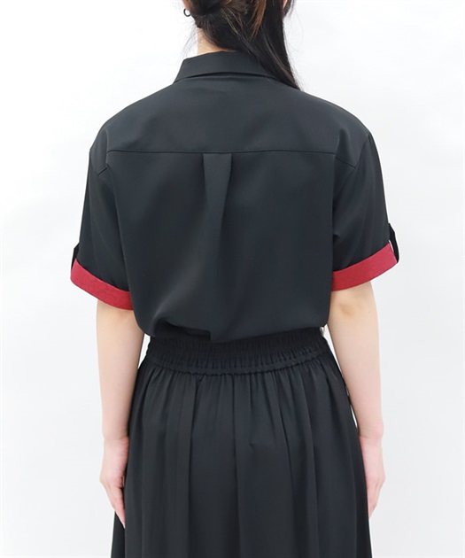 ジャカード×プリーツブラウス | axes femme | axes femme online ジャカード×プリーツブラウス | axes femme | axes femme online