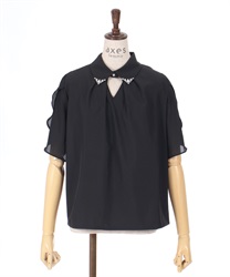 フレア袖カットワークブラウス | レディース服・レディース フレア袖カットワークブラウス | レディース服・レディース