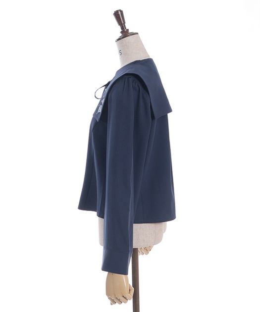 薔薇刺繍付け襟セットブラウス | レディース服・レディース 薔薇刺繍付け襟セットブラウス | レディース服・レディース