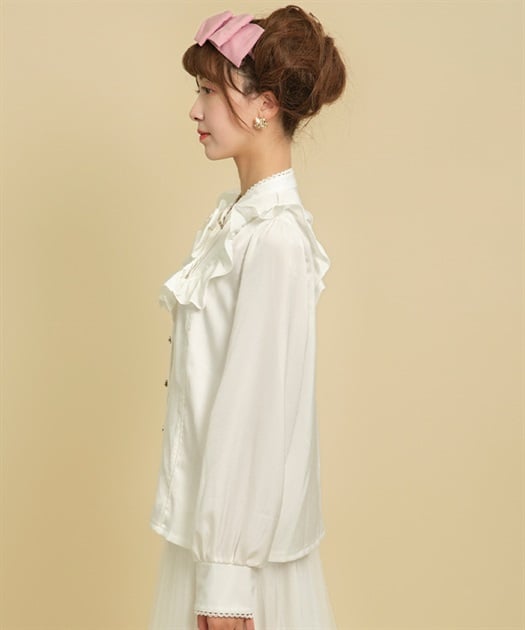 ヴィンテージサテンブラウス | kawaii | axes femme online shop