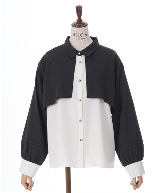 フラシデザインシャツ【期間限定価格】 | outlet | axes femme フラシデザインシャツ【期間限定価格】 | outlet | axes femme