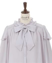 工場直売 | リボンブローチセットブラウス【期間限定価格】 outlet axes | シャツ/ブラウス(半袖/袖なし)