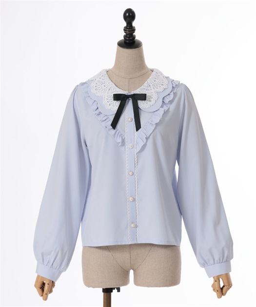 レースビッグ襟ブラウス | レディース服・レディース レースビッグ襟ブラウス | レディース服・レディース