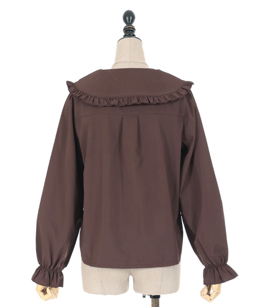 激安超安値 | POETIQUE | ピンタックリボン丸襟ブラウス axes shop online femme トップス