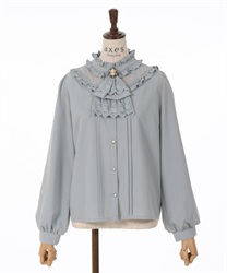カメオ×ジャボブローチ付ブラウス | outlet | axes femme online カメオ×ジャボブローチ付ブラウス | outlet | axes femme online