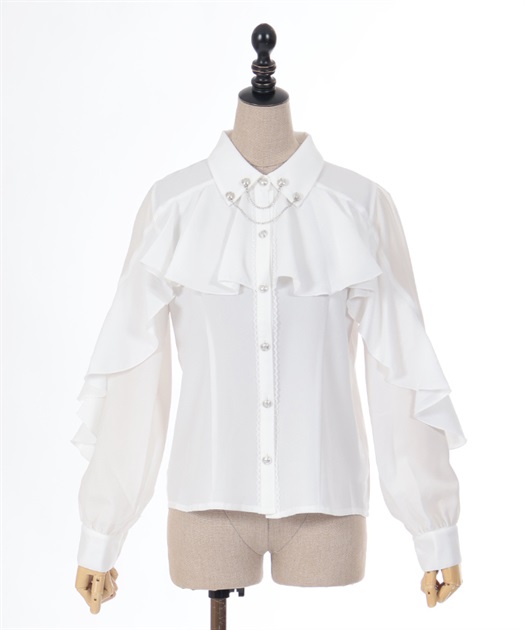 ダークロマンスフリルブラウス | POETIQUE | axes femme online shop ダークロマンスフリルブラウス | POETIQUE | axes femme online shop