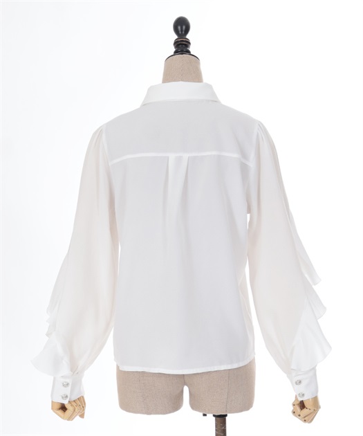 ダークロマンスフリルブラウス | POETIQUE | axes femme online shop ダークロマンスフリルブラウス | POETIQUE | axes femme online shop