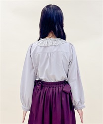 リボン襟フリルブラウス | POETIQUE | axes femme online shop リボン襟フリルブラウス | POETIQUE | axes femme online shop