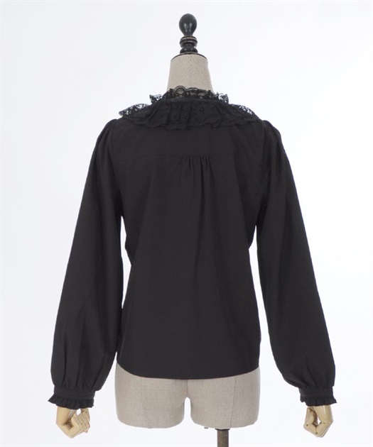 リボン襟フリルブラウス | POETIQUE | axes femme online shop