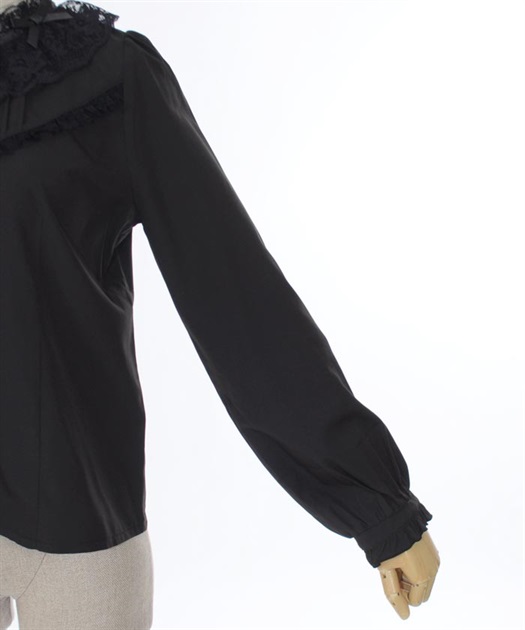 リボン襟フリルブラウス | POETIQUE | axes femme online shop