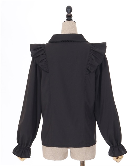 リボン付丸襟長袖ブラウス | レディース服・レディース リボン付丸襟長袖ブラウス | レディース服・レディース