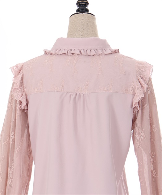 レースデザインガーリーブラウス | outlet | axes femme online shop レースデザインガーリーブラウス | outlet | axes femme online shop