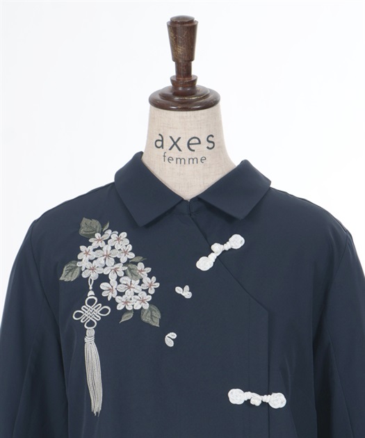 ジャスミン刺繍チャイナブラウス | outlet | axes femme online shop