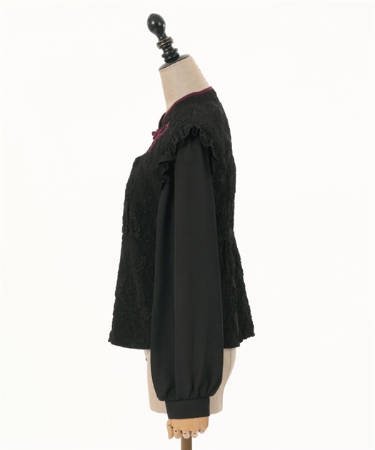 チャイナバタフライ刺繍ブラウス | outlet | axes femme online shop