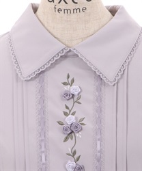 ローズリボンブラウスプルオーバー | outlet | axes femme