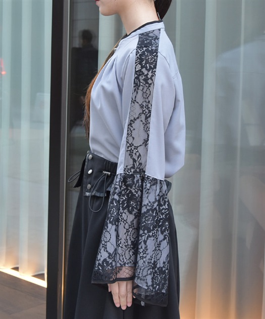 レースフレア袖ブラウス | axes femme | axes femme online shop レースフレア袖ブラウス | axes femme | axes femme online shop