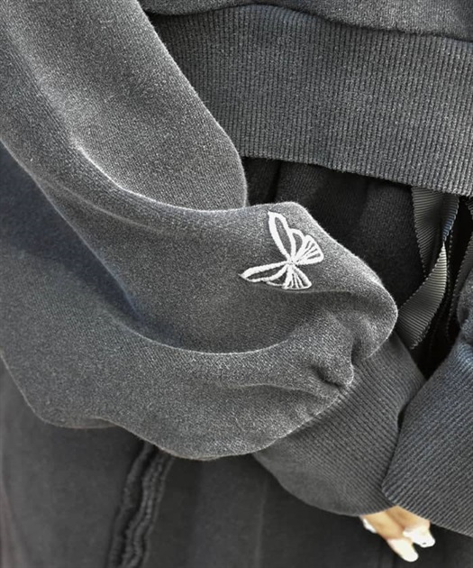 フード付ショートスウェット【期間限定価格】 | レディース服 フード付ショートスウェット【期間限定価格】 | レディース服