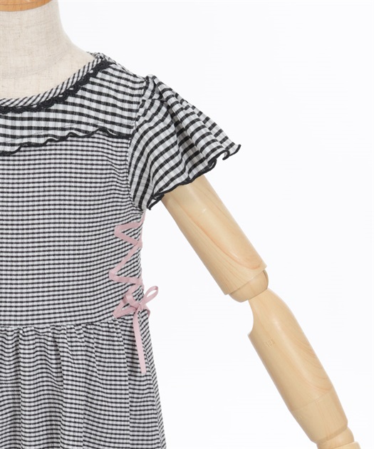 kidsチェック柄カットワンピース | outlet | axes femme online shop kidsチェック柄カットワンピース | outlet | axes femme online shop