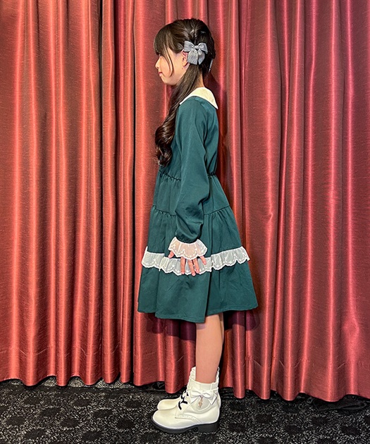 kidsネコ襟ティアードワンピース | kids -outlet- | axes femme online