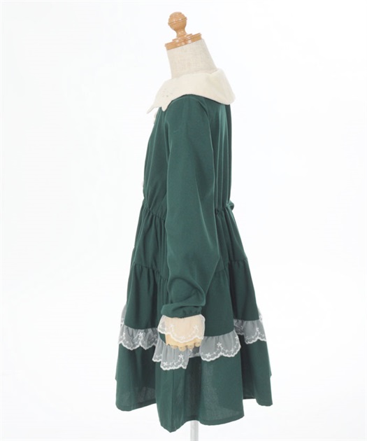 kidsネコ襟ティアードワンピース | outlet | axes femme online shop kidsネコ襟ティアードワンピース | outlet | axes femme online shop
