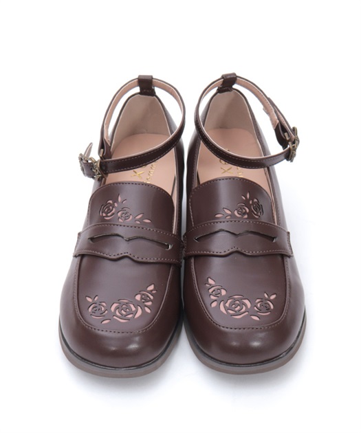 ローズカットワークローファー | axes femme online shop