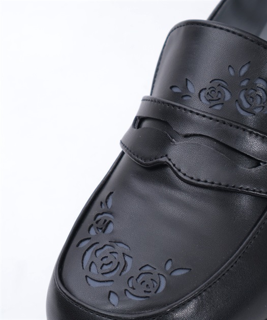 ローズカットワークローファー【予約】 | axes femme online shop