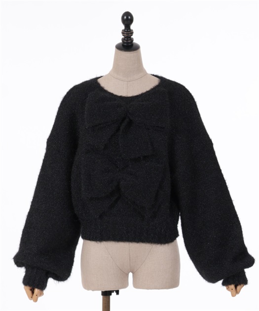 ビッグリボン2WAYニット | 衣料 | axes femme online shop ビッグリボン2WAYニット | 衣料 | axes femme online shop