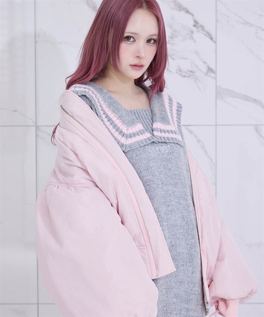 FBセーラーカラーニット【10%OFF対象商品】 | FICKLE BEBE FBセーラーカラーニット【10%OFF対象商品】 | FICKLE BEBE