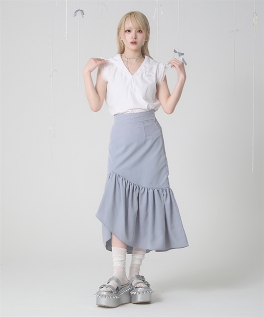 ボリュームマーメイドスカート | 衣料 | axes femme online shop ボリュームマーメイドスカート | 衣料 | axes femme online shop