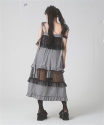 【未使用品】Fickle Bebe フリルティアードワンピース　アクシーズファム フリルティアードワンピース | FICKLE BEBE