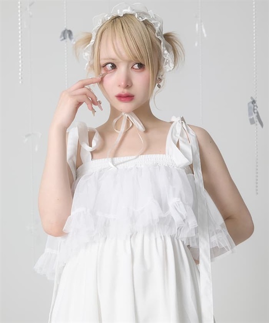 【未使用品】Fickle Bebe フリルティアードワンピース　アクシーズファム フリルティアードワンピース | FICKLE BEBE