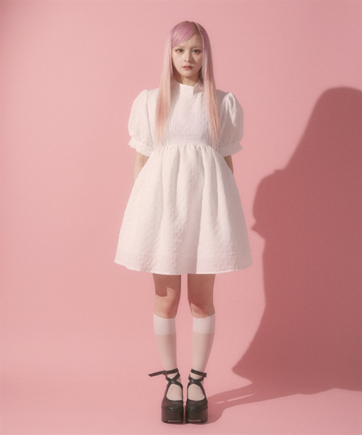 リボンジャカードワンピース【10%OFF対象商品】 | レディース服 リボンジャカードワンピース【10%OFF対象商品】 | レディース服